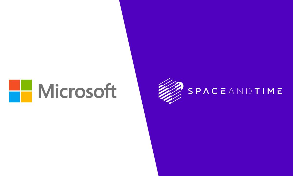 Space And Time And Microsoft Make Blockchain Data Available On Azure Marketplace